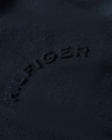 SUDADERA MEDIA CREMALLERA LOGO MANGA TOMMY HILFIGER