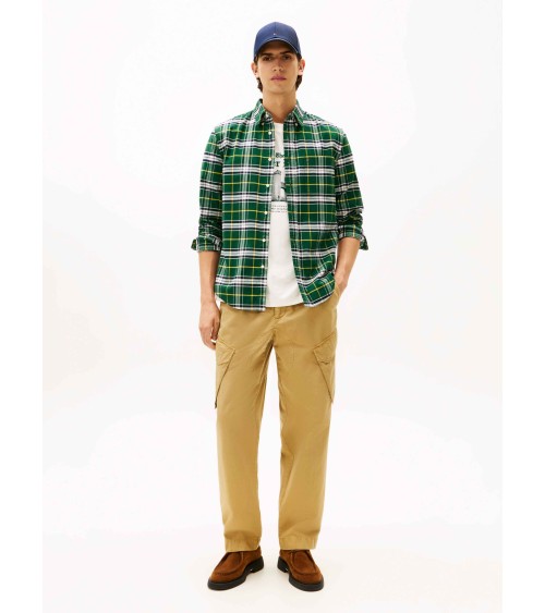 CAMISA OXFORD DE CUADROS TOMMY HILFIGER