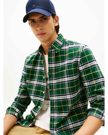 CAMISA OXFORD DE CUADROS TOMMY HILFIGER