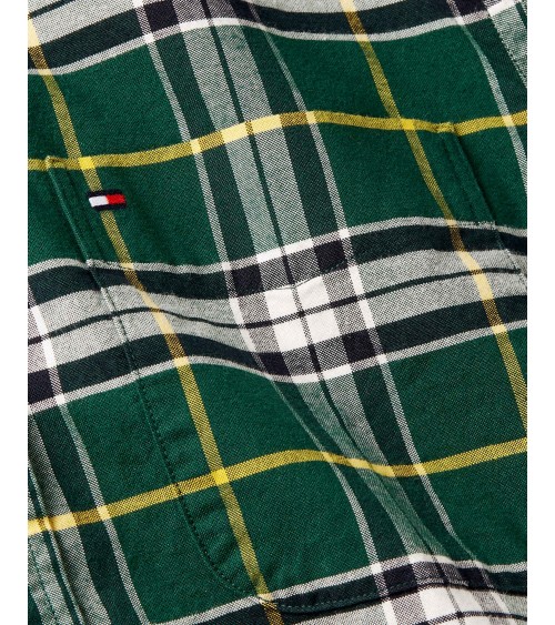 CAMISA OXFORD DE CUADROS TOMMY HILFIGER