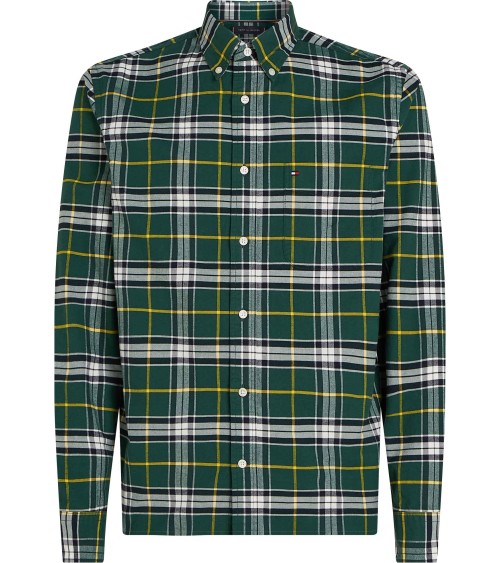 CAMISA OXFORD DE CUADROS TOMMY HILFIGER
