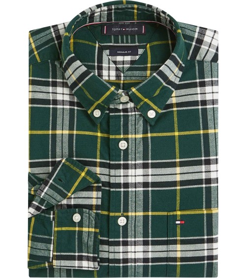 CAMISA OXFORD DE CUADROS TOMMY HILFIGER