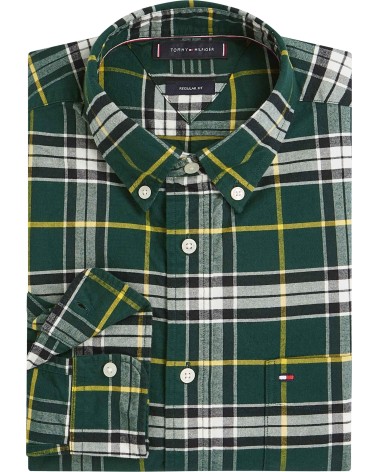 CAMISA OXFORD DE CUADROS TOMMY HILFIGER