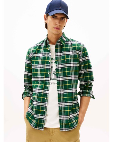 CAMISA OXFORD DE CUADROS TOMMY HILFIGER