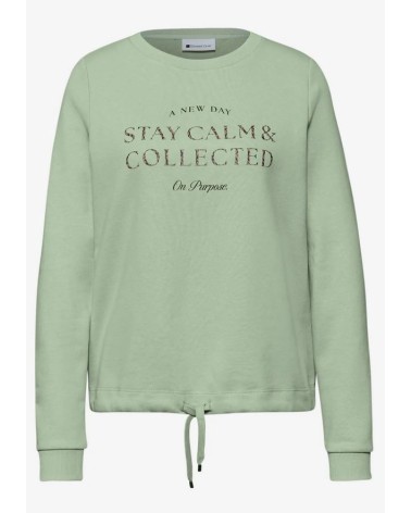 SUDADERA CON CORDON Y LETRAS ANIMAL PRINT STREET ONE