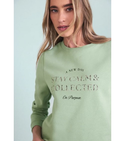 SUDADERA CON CORDON Y LETRAS ANIMAL PRINT STREET ONE
