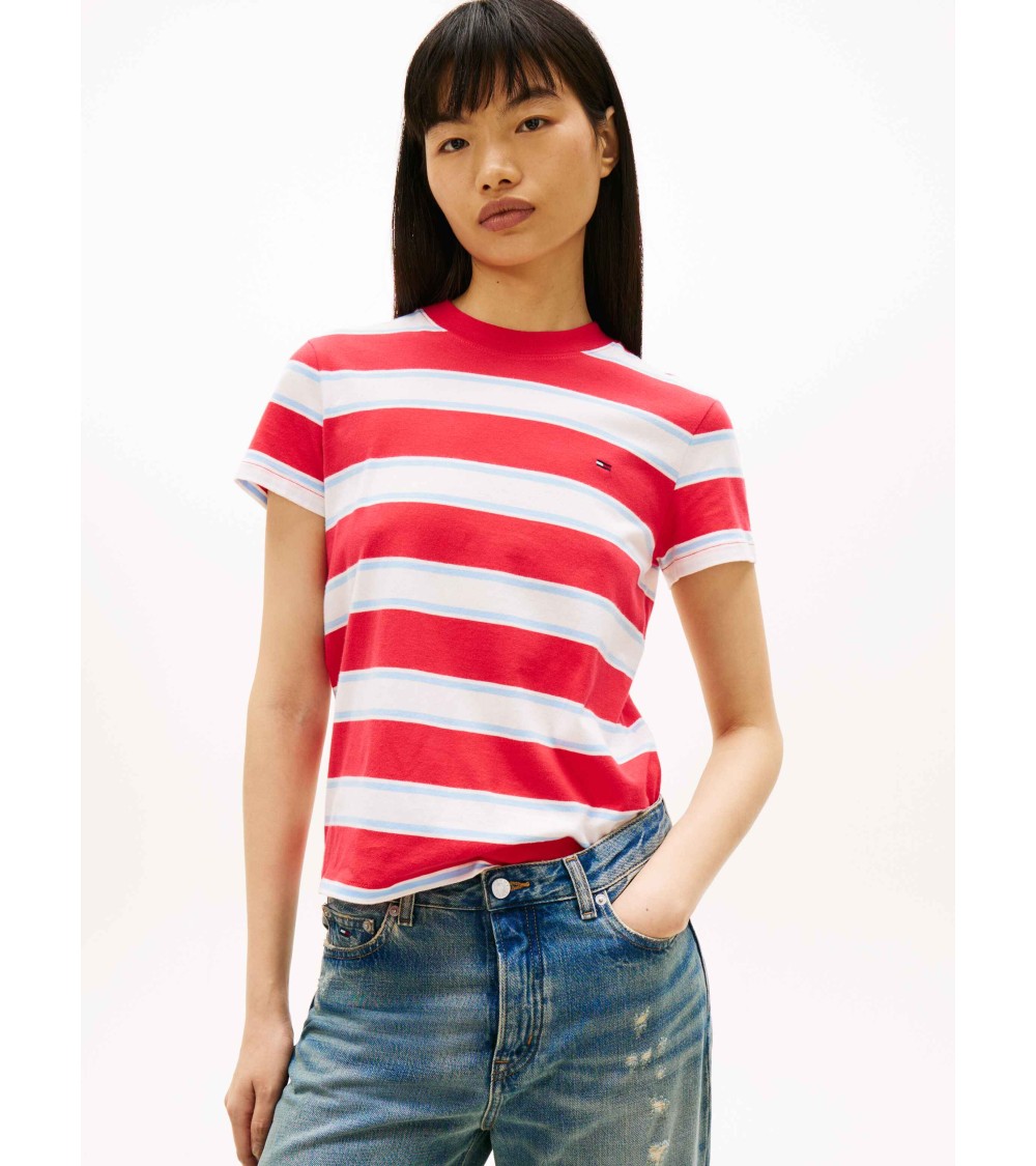CAMISETA DE RAYAS BÁSICA TOMMY JEANS