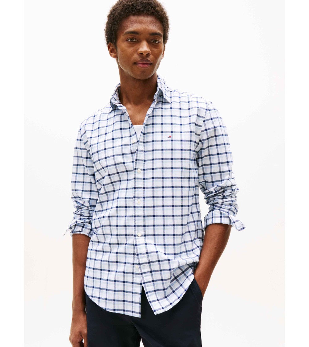 CAMISA OXFORD DE CUADROS TOMMY HILFIGER