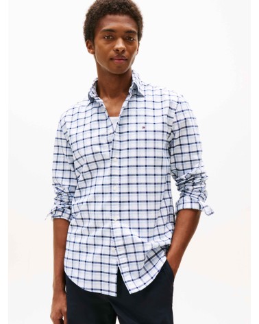 CAMISA OXFORD DE CUADROS TOMMY HILFIGER