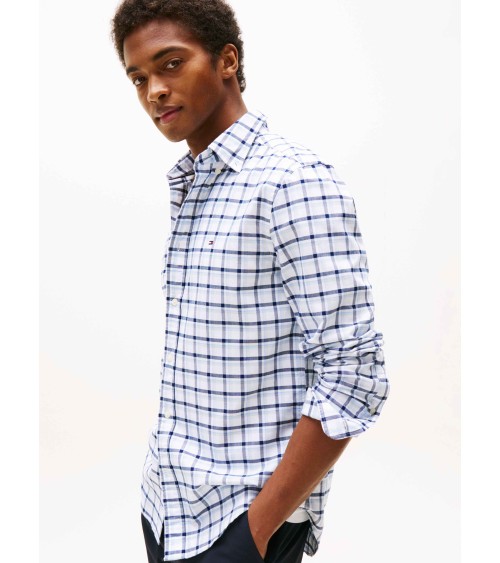 CAMISA OXFORD DE CUADROS TOMMY HILFIGER
