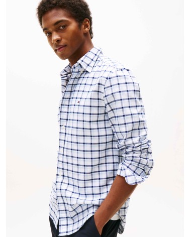 CAMISA OXFORD DE CUADROS TOMMY HILFIGER