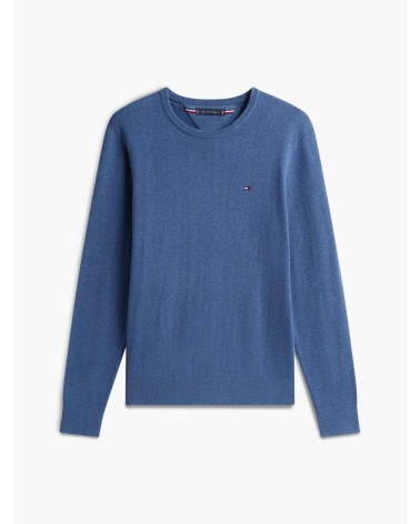 JERSEY BÁSICO DE ALGODÓN EN CUELLO REDONDO TOMMY HILFIGER