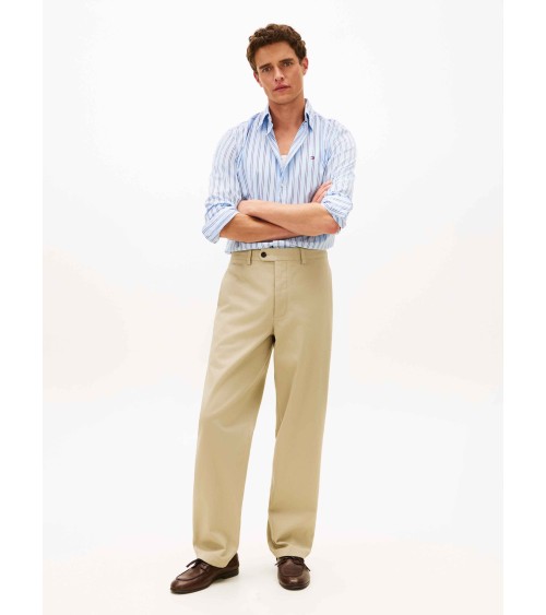 CAMISA A RAYAS DE POPELIN FLEX TOMMY HILFIGER