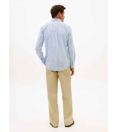 CAMISA A RAYAS DE POPELIN FLEX TOMMY HILFIGER