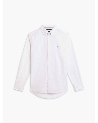CAMISA MICRODIBUJO TEJIDO POPELIN FLEX TOMMY HILFIGER