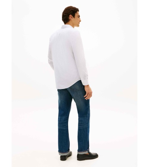 CAMISA MICRODIBUJO TEJIDO POPELIN FLEX TOMMY HILFIGER