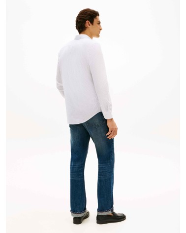 CAMISA MICRODIBUJO TEJIDO POPELIN FLEX TOMMY HILFIGER
