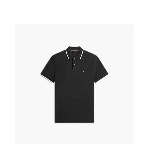 POLO CON RIBETE EN CUELLO Y MANGAS A CONTRASTE TOMMY HILFIGER