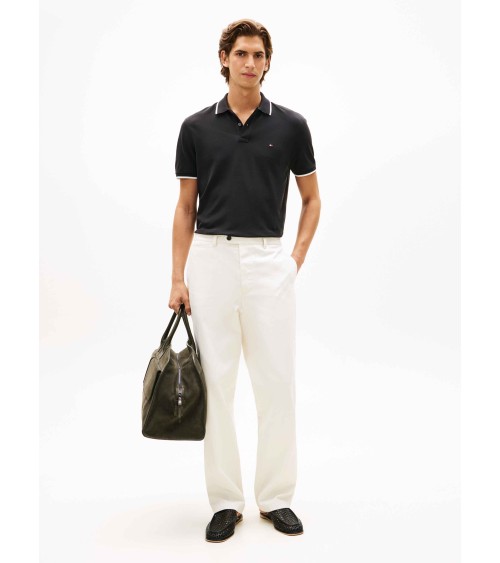 POLO CON RIBETE EN CUELLO Y MANGAS A CONTRASTE TOMMY HILFIGER