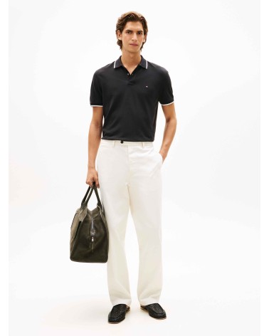 POLO CON RIBETE EN CUELLO Y MANGAS A CONTRASTE TOMMY HILFIGER