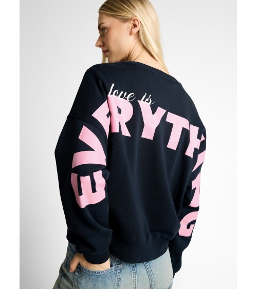 SUDADERA OVERSIZE LOVE IS EVERYTHING TOM TAILOR