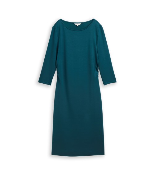 VESTIDO FRUNCIDO RECTO TEJIDO MODAL DE TOM TAILOR
