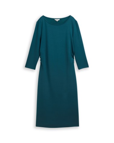 VESTIDO FRUNCIDO RECTO TEJIDO MODAL DE TOM TAILOR