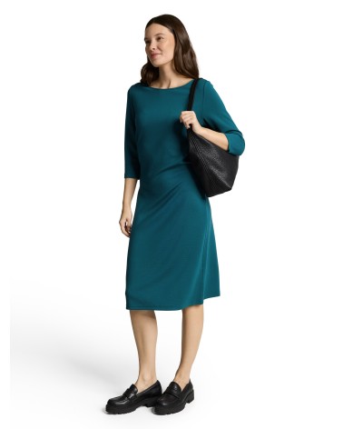 VESTIDO FRUNCIDO RECTO TEJIDO MODAL DE TOM TAILOR