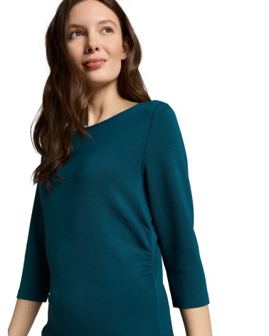 VESTIDO FRUNCIDO RECTO TEJIDO MODAL DE TOM TAILOR
