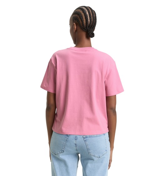 CAMISETA BÁSICA CON CORAZONES BORDADOS TOM TAILOR