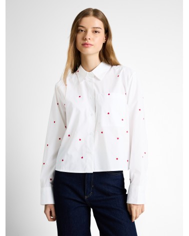 CAMISA CORAZONES BOXY CROPPED TOM TAILOR