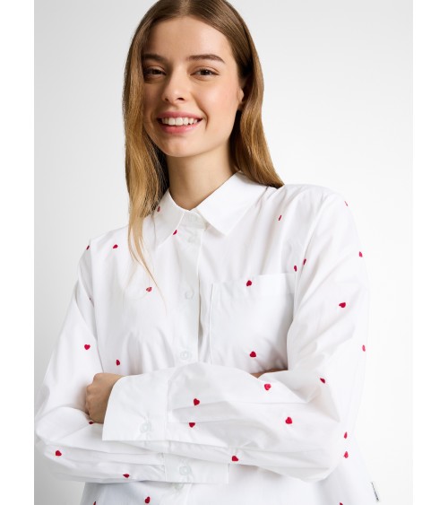 CAMISA CORAZONES BOXY CROPPED TOM TAILOR
