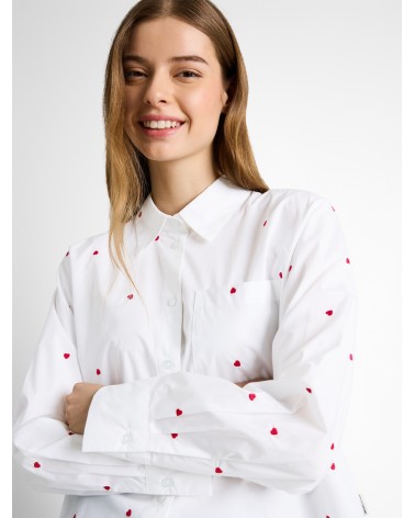 CAMISA CORAZONES BOXY CROPPED TOM TAILOR