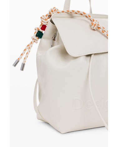 MOCHILA BOLSO HALF LOGO LUENA MINI CRUDA DESIGUAL