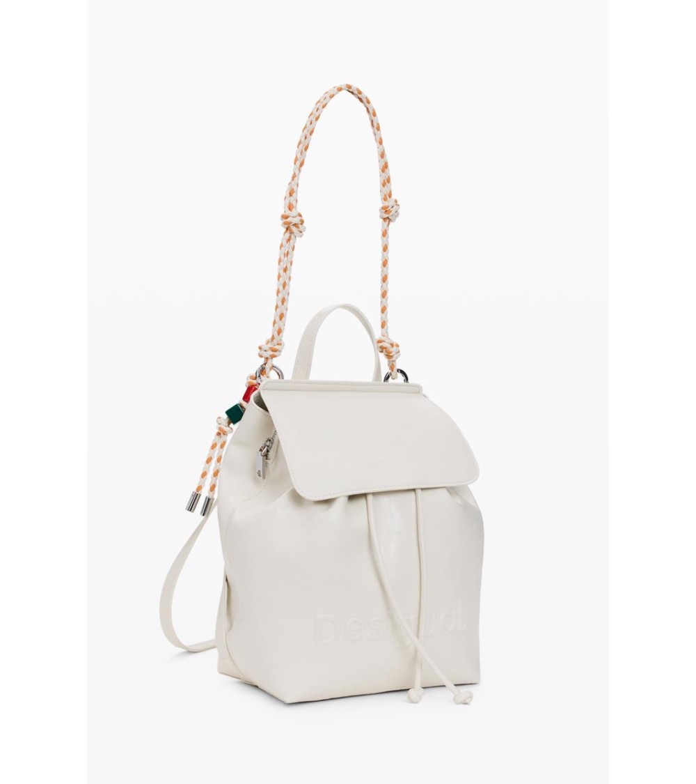 MOCHILA BOLSO HALF LOGO LUENA MINI CRUDA DESIGUAL