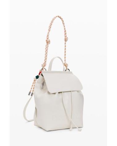 MOCHILA BOLSO HALF LOGO LUENA MINI CRUDA DESIGUAL