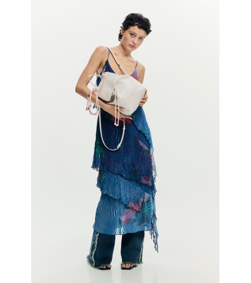 MOCHILA BOLSO HALF LOGO LUENA MINI CRUDA DESIGUAL