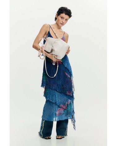 MOCHILA BOLSO HALF LOGO LUENA MINI CRUDA DESIGUAL