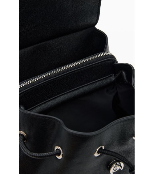 BOLSO MOCHILA HALF LOGO LUENA MINI BLACK DESIGUAL
