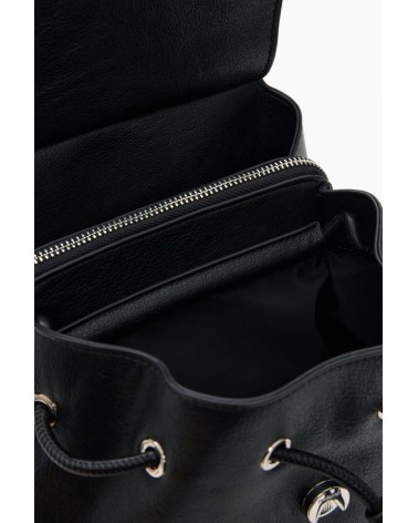 BOLSO MOCHILA HALF LOGO LUENA MINI BLACK DESIGUAL
