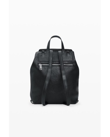 BOLSO MOCHILA HALF LOGO LUENA MINI BLACK DESIGUAL