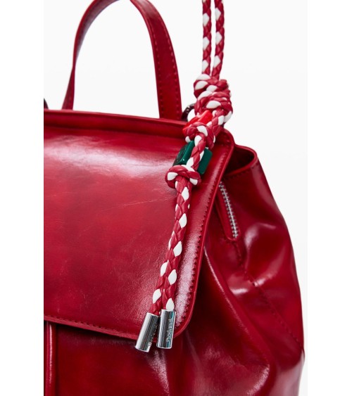 BOLSO MOCHILA HALF LOGO LUENA MINI RED DESIGUAL