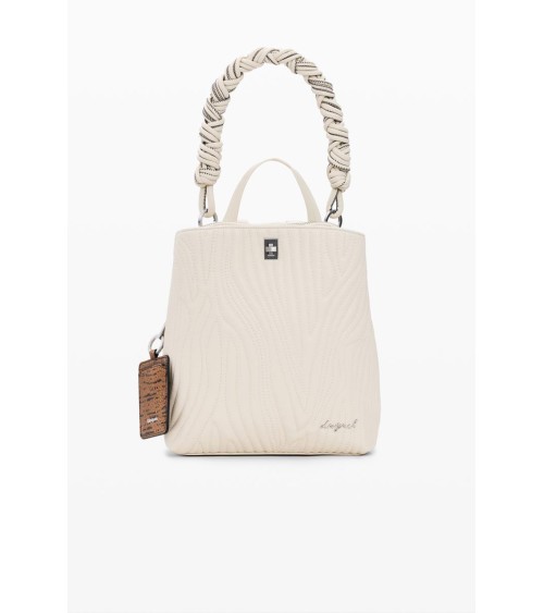 MOCHILA BOLSO HELIUM SUMY MINI ECRU DESIGUAL