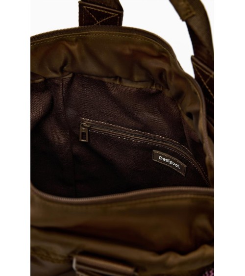 MOCHILA MULTIPOSICIÓN NEO GRUNGE GLOBE MARRÓN DESIGUAL