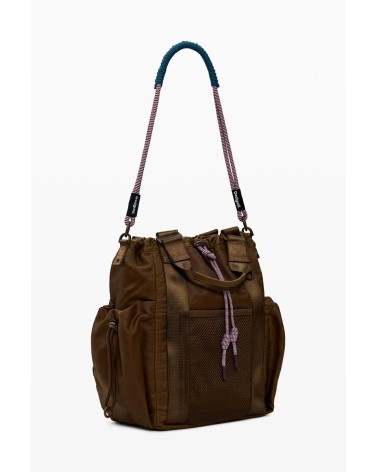 MOCHILA MULTIPOSICIÓN NEO GRUNGE GLOBE MARRÓN DESIGUAL