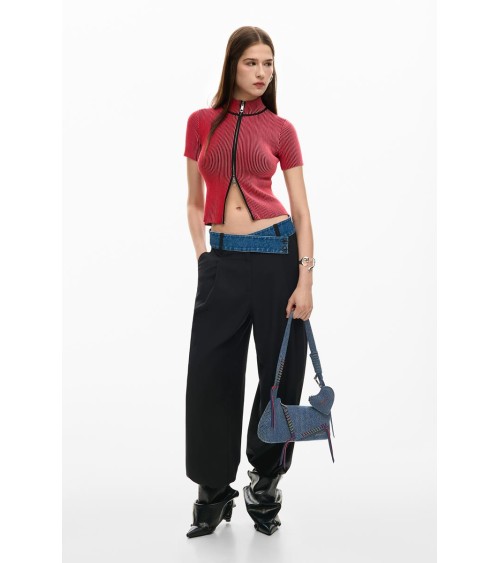 BOLSO TORIO ALTADENA DENIM DESIGUAL