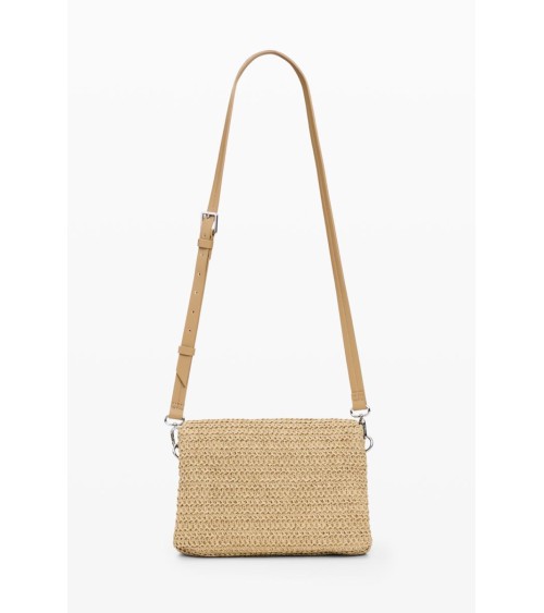 BOLSO HALF LOGO RAFFIA VENECIA DESIGUAL