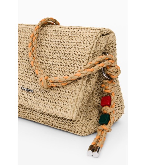 BOLSO HALF LOGO RAFFIA VENECIA DESIGUAL