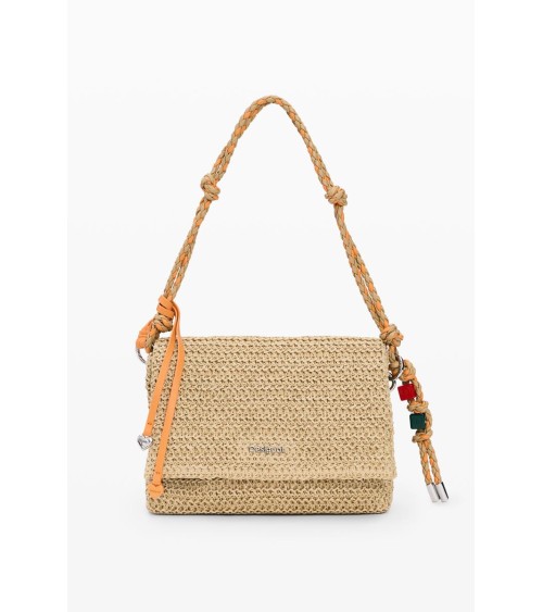 BOLSO HALF LOGO RAFFIA VENECIA DESIGUAL