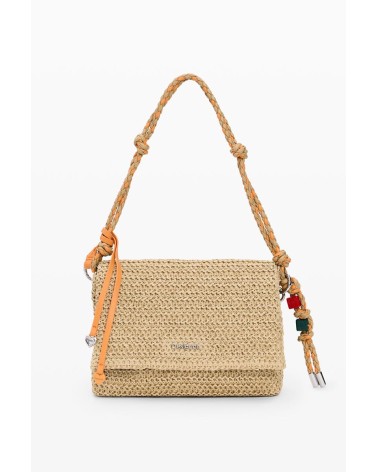BOLSO HALF LOGO RAFFIA VENECIA DESIGUAL